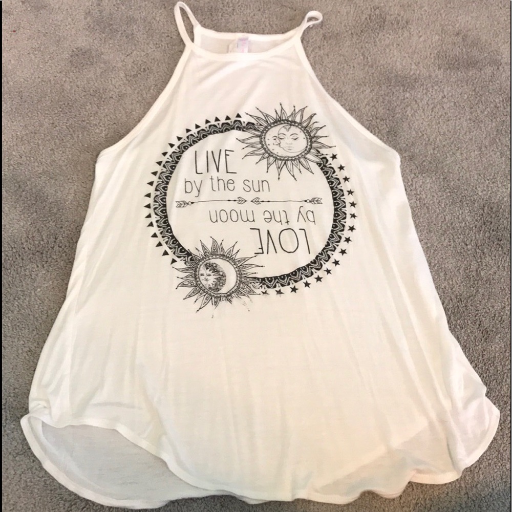 White tank top